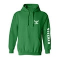thumbnail image 1 of Navy "Veteran" White Sleeve Print Adult Hooded Sweatshirt, 1 of 3
