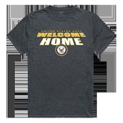 Navy Welcome Home Tee - Heather Charcoal - Small