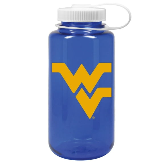 Navy West Virginia Mountaineers 32oz. Nalgene Sustainable Wide Mouth Water Bottle