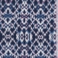 thumbnail image 1 of Navy/White Inca Diamond Rayon Challis, Fabric Sold By the Yard, 1 of 1
