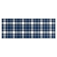 thumbnail image 1 of Navy White Plaid Checkered Pattern Kitchen Rug Mat,Kitchen Runner Rugs Non Skid Washable,Decorative Kitchen Floor Mats for Kitchen,Sink,Laundry,17"X47", 1 of 5
