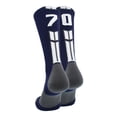 thumbnail image 1 of Navy/White Player Id Crew Number Socks (#70, Large), 1 of 2