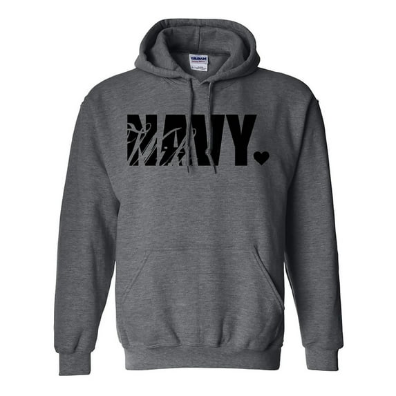 Navy Wife Hooded Sweatshirt