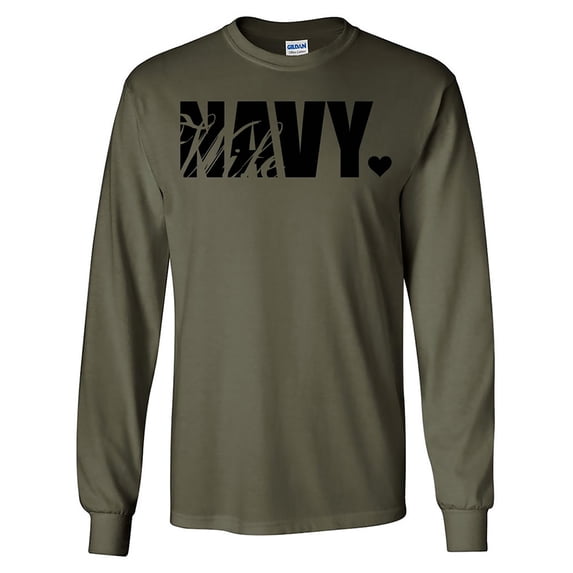 Navy Wife Long Sleeve T-Shirt