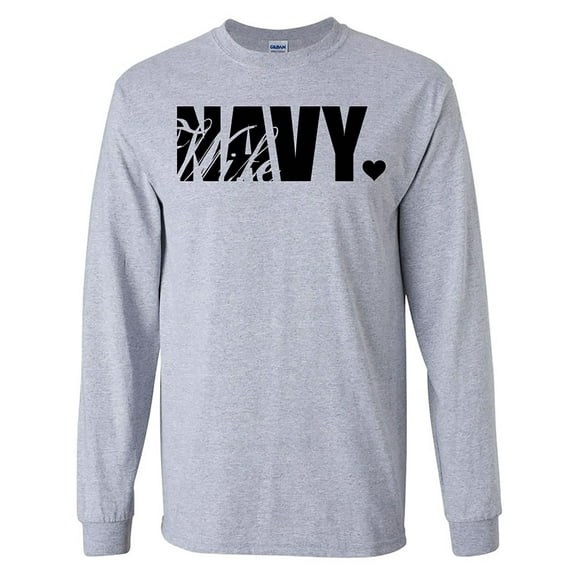 Navy Wife Long Sleeve T-Shirt