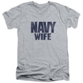 thumbnail image 1 of Navy - Wife - Slim Fit V Neck Shirt - Medium, 1 of 2