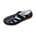 thumbnail image 1 of Navy Women Spring Summer Sandals Wedge Heels Beach Pu Upper Casual Outdoor Comfortable, 1 of 9