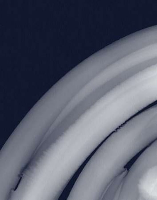 Navy and White Paint Canvas Art - Amy Cummings (22 x 28)