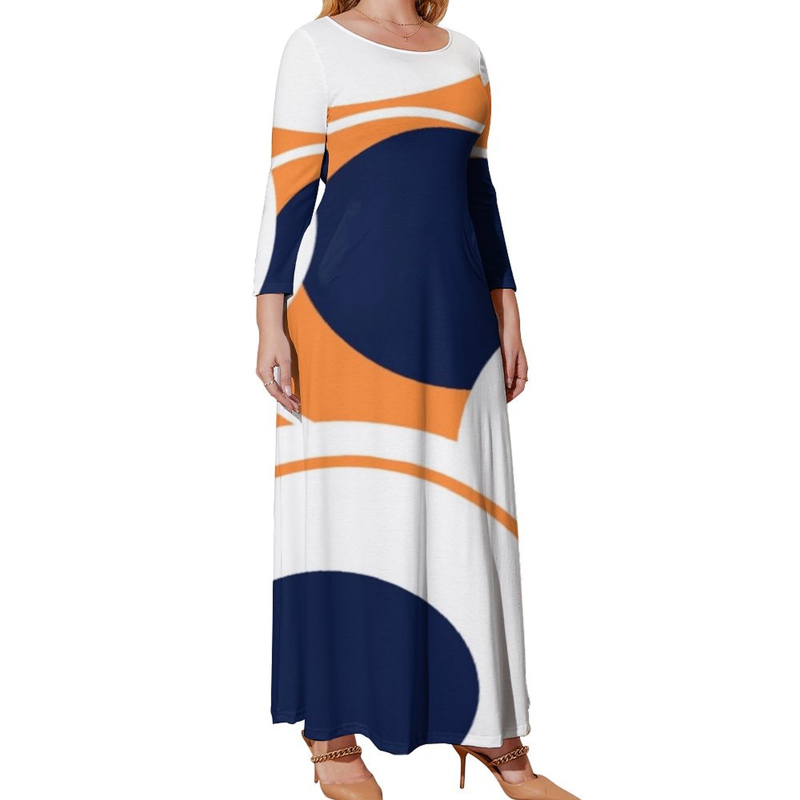 White Aztec Dress