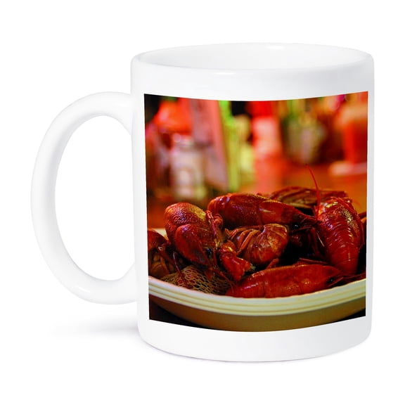 3dRose, Nawlins Crawfish Closeup, 15oz Mug