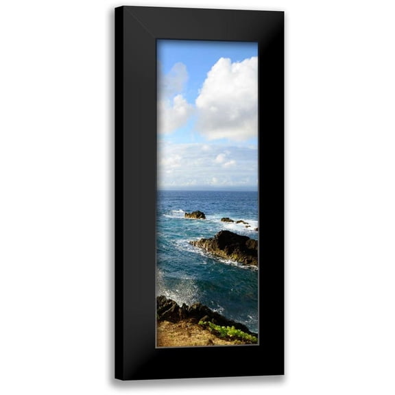 Nawrocke, Bruce 11x24 Black Modern Framed Museum Art Print Titled - Overlooking the Bluffs II