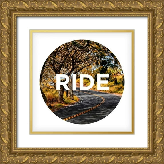 Nawrocke, Bruce 12x12 Gold Ornate Wood Framed with Double Matting Museum Art Print Titled - Active Type I