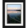 thumbnail image 1 of Nawrocke, Bruce 14x18 Black Ornate Wood Framed with Double Matting Museum Art Print Titled - Lake Saunders II, 1 of 4