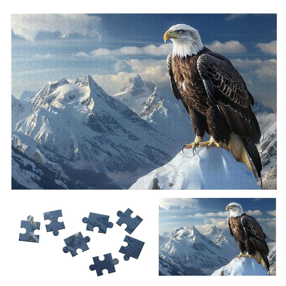 Bald Eagle Wildlife Jigsaw Puzzle - 1000 Stukjes Gesneden