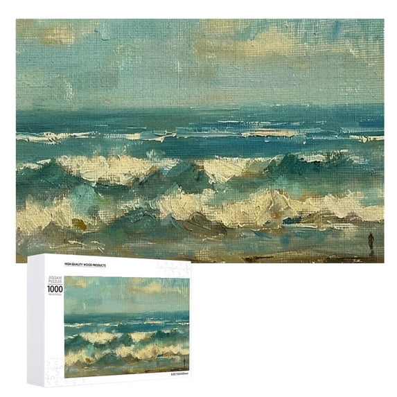 Awypu Beach House Horizontal Wooden Jigsaw Puzzle 1000 PCS