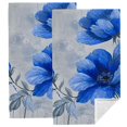 thumbnail image 1 of Nawy Blue Flower Kitchen Towels, 2-Pack, 27.5x16in, Soft and Absorbent 27.5*16in, 1 of 6