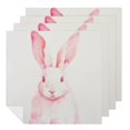 thumbnail image 1 of Nawy Bunny Rabbit Cloth Napkin Reusable for Farmhouse Party Dining Table Decor 2 PCS, 1 of 7