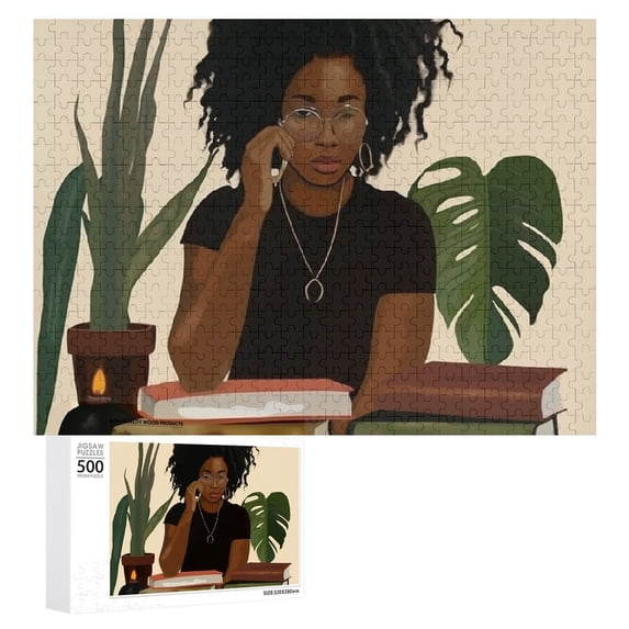 Awypu Chinwe Chukwuogo-Roy Wooden Jigsaw Puzzle Gift for Family Friends 500 PCS