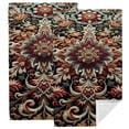 thumbnail image 1 of Nawy Cute Floral Design Sherpa Throws Kitchen Towels 2-Pack for Bathrooms & Kitchens 27.5x16in 27.5*16in, 1 of 6