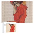 thumbnail image 1 of Awypu Egon Schiele Wooden Jigsaw Puzzle Challenging Difficult Wood Puzzles for Adults 300 PCS, 1 of 4