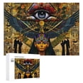 thumbnail image 1 of Awypu Egyptian God and Symbols Wooden Jigsaw Puzzle Gift for Family Friends 300 PCS, 1 of 4