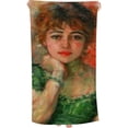thumbnail image 1 of Nawy Jeanne Samary in a Low Necked Dress Bath Towel 60 * 30in Bathroom, Beach, Yoga, Camping, Hiking 30x60in, 1 of 8