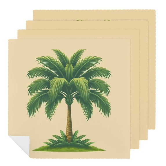 Nawy Palm Leaves Cloth Napkins for Dining Table Kitchen Daily Party Housewarming Farmhouse Decor 6 PCS