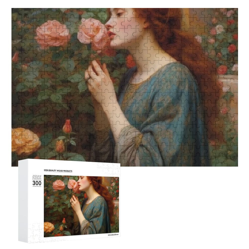 Awypu Pre-Raphaelite Wooden Jigsaw Puzzle Challenging Difficult Wood ...