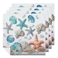 thumbnail image 1 of Nawy Sea Shells Starfish Fish Dinner Napkin for Dining Table Kitchen Party Decor 2 PCS, 1 of 7