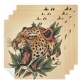 thumbnail image 1 of Nawy Sexy Leopard Print Cloth Napkin Reusable for Farmhouse Party Dining Table Decor 4 PCS, 1 of 7
