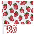 thumbnail image 1 of Nawy Simple Seamless Doodle Red Strawberries on White Background Themed Pattern Wood Puzzle for Adults 500 PCS, 1 of 4