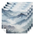 thumbnail image 1 of Awypu Watercolor Landscape Pictures Natural Abstract Polyester Dinner Napkin for Dining Table Kitchen Daily Party Housewarming Farmhouse Decor Home Decor 6 PCS, 1 of 7