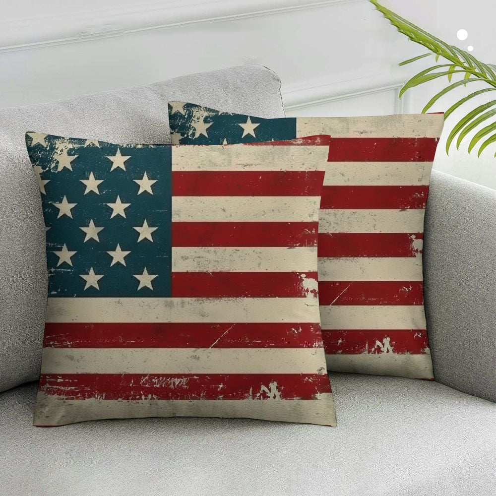 Nawypu 4th of July Decorations Pillow Covers Set of 2, Independence Day