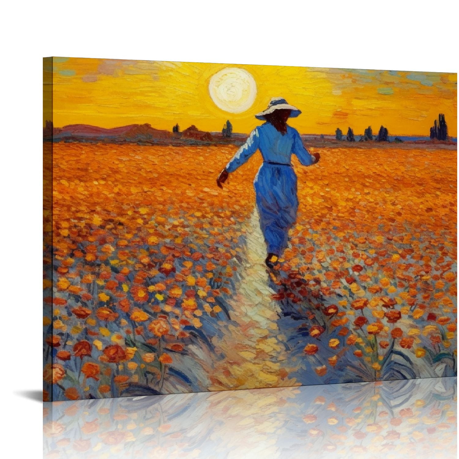 Nawypu A&T ARTWORK The Sower by Vincent Van Gogh. The World Classic Art