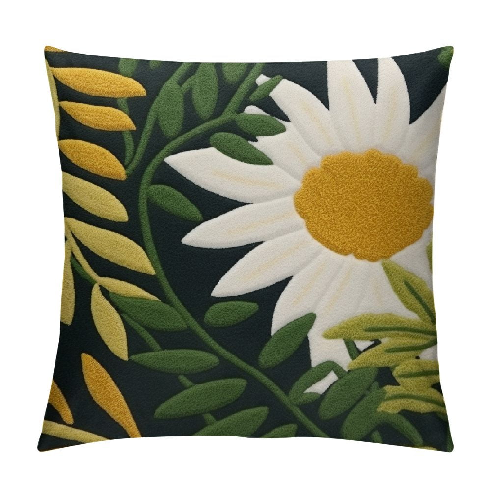 Nawypu Abstract Boho Pillow Covers, Soft Mid Century Geometric Floral ... - Textured Throw Pillows With Modern And Unique Abstract Designs