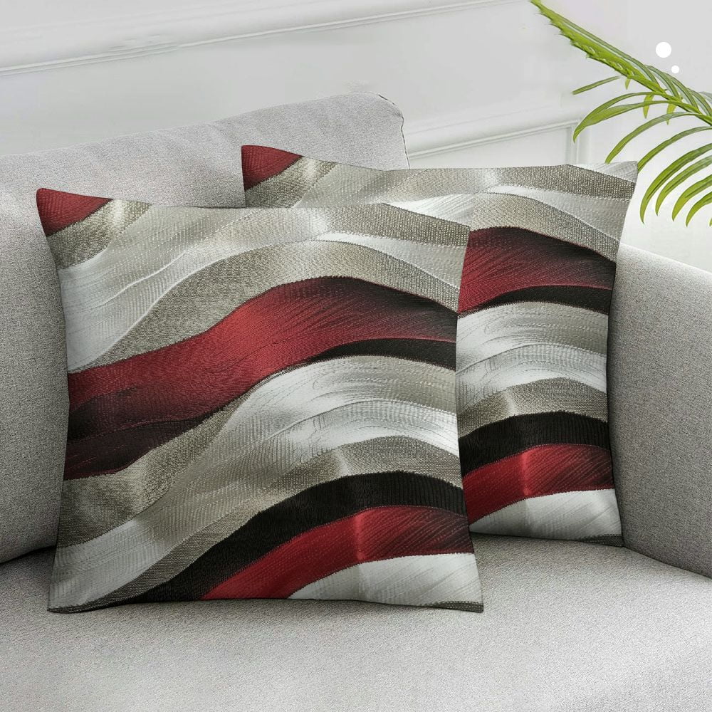 Nawypu Abstract Throw Pillow Covers Set of 2 Soft Modern Abstract Art