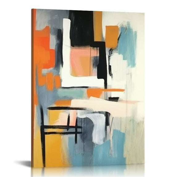 Nawypu Abstract Wall Art For Living Room, Modern Abstract Canvas Wall Art Set of For Wall Decor, Abstract Wall Art Canvas Print Framed For Bedroom Ready To Hang