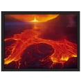 thumbnail image 1 of Nawypu Active Volcano Natural Scenery Volcano Eruption Magma Flow Poster (9) Wall Art Poster Scroll Canvas Painting Picture Living Room Decor Home Framed, 1 of 4