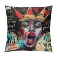 thumbnail image 1 of Nawypu African American Black Girl Throw Pillow Cover Decorative Square Pillowcase Throw Cushion Case for Bedroom, Living Room, Sofa, Couch and Bed,, 1 of 5