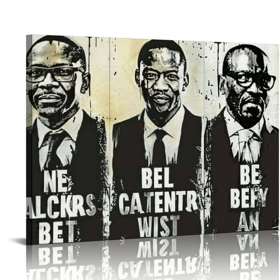 Nawypu African American Wall Art, Black Art Wall Decor, Framed Ready to Hang, African American Positive Affirmations Quotes Wall Art Decor Poster for Men Office Bedroom Living Room Wall Art Decor