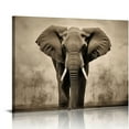 thumbnail image 1 of Nawypu African Elephant Pictures for Wall Animals Wall Art Canvas Elephant Painting Abstract Landscape Print Retro Framed Art Rustic Bedroom Artwork Living Room Décor, 1 of 4