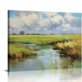 thumbnail image 1 of Nawypu  Afternoon Skies Canvas Wall Decor by Artist Carol Hallock for Living Room, Bedroom, Bathroom, Kitchen, Office, Bar, Dining &amp; Guest Room - Ready to Hang, 1 of 4
