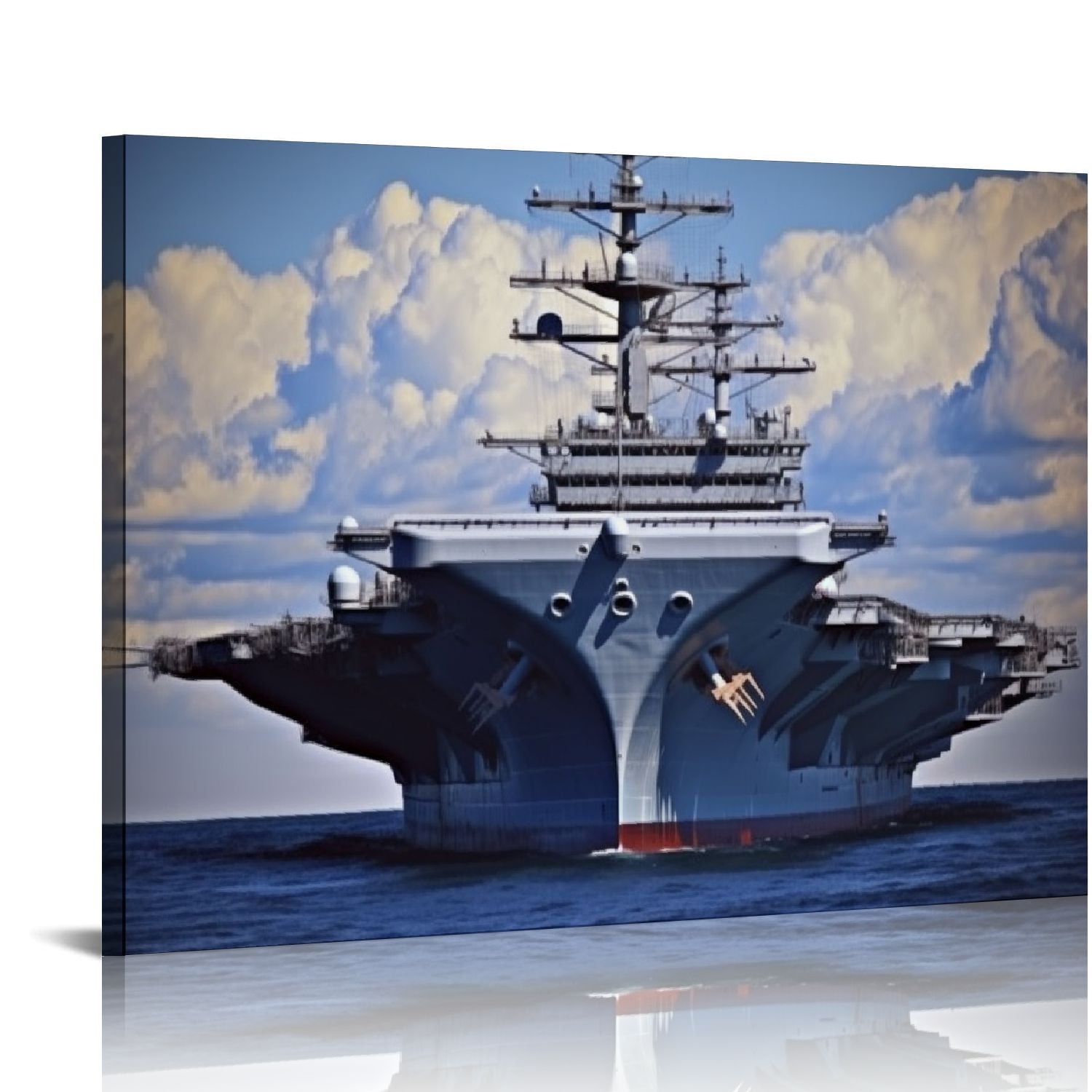 Nawypu Aircraft Carrier Us Navy Ship PostersThe Task Ahead of You,motivational Power Veterans