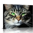 thumbnail image 1 of Nawypu  American Shorthair Angry Cat Breed Canvas Art Print Wall Decor, 1 of 4
