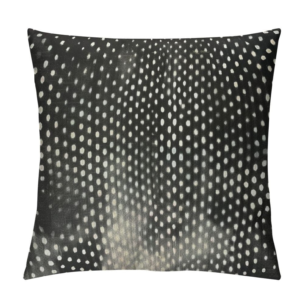 Nawypu Antelope Pillow Covers, Square Fawn Animal Black Gray Beige