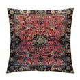 thumbnail image 1 of Nawypu Antique Persian Red Rug Throw Pillow Cover Cozy Square Throw Pillow Case Home Decorative for Bed Couch Sofa Living Room Cushion Cover, 1 of 5