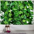 thumbnail image 1 of Nawypu   Artificial Ivy Leaf Plants Vine Hanging Garland Fake Foliage Flowers Home Kitchen Garden Office Wedding Wall Decor, Green, 1 of 6