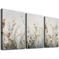 thumbnail image 1 of Nawypu  Autumn Breeze Canvas Wall Decor by Artist Studio Arts for Living Room, Bedroom, Bathroom, Kitchen, Office, Bar, Dining & Guest Room - Ready to Hang - 12''x16''X3 Panels, 1 of 4