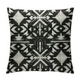 thumbnail image 1 of Nawypu  Aztec Throw Pillow Cover Ethnic Pattern with American Motifs in Black and White Colors Fabric for Couch Bed Sofa Car Waist Cushion Cover  Pillow Case, 1 of 5