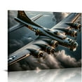 thumbnail image 1 of JEUXUS Fighter Military Aircraft Attack Aircraft Picture Art Wall Art Paintings Canvas Wall or Home or Living Room or Aesthetic, 1 of 6